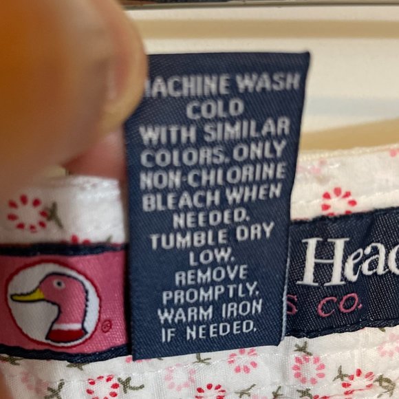 Duck Head White Cotton Khaki Bermuda Shorts - Picture 5 of 6